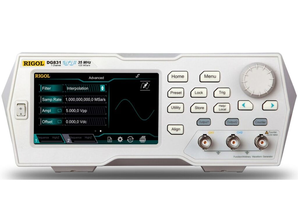 Rigol DG831 / 35MHz Tek Kanallı 16bit Fonksiyon - Keyfi Dalgaformu Sinyal Jeneratörü