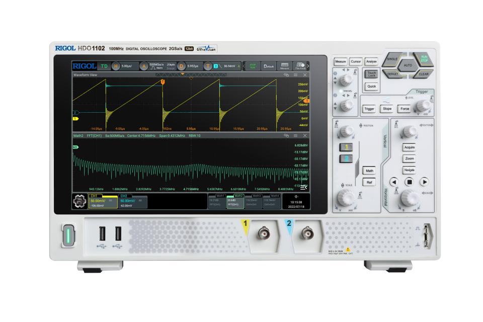 HDO1102 100 MHz 2 Kanal 12 bit Dijital Osiloskop