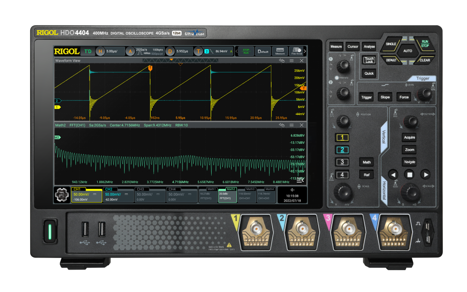 Rigol DHO4404 400 MHz 4 Kanal 12 bit Dijital Osiloskop