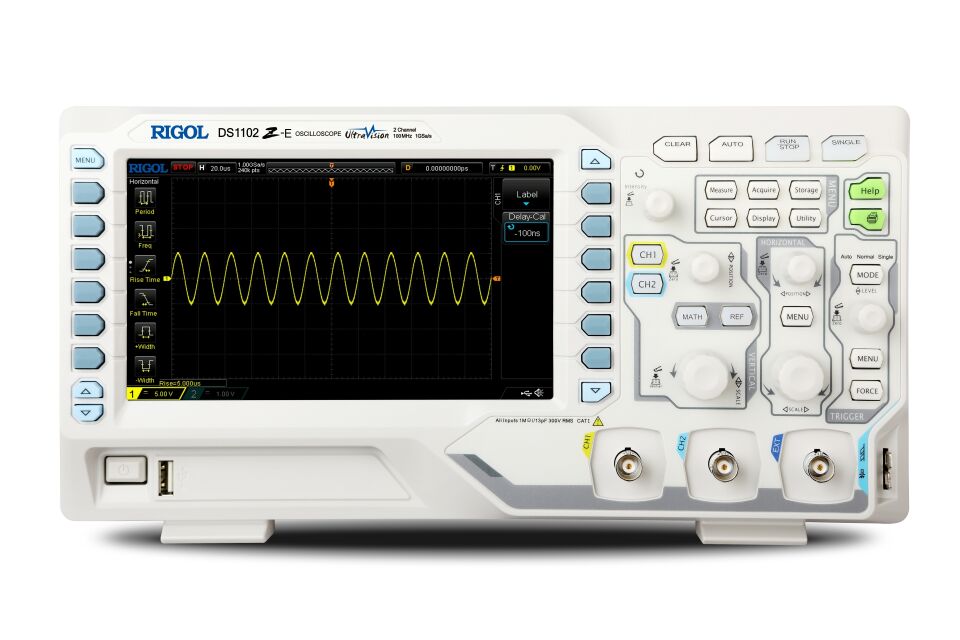 DS1102Z-E 100MHz 2 Kanal 1GS/s Dijital Osiloskop