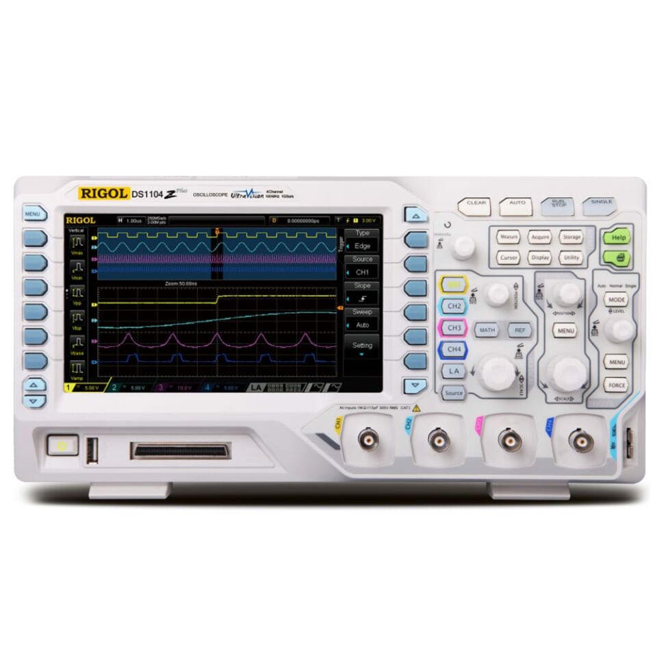 DS1104Z PLUS 100MHz 4 Kanallı Dijital Osiloskop MSO Ready