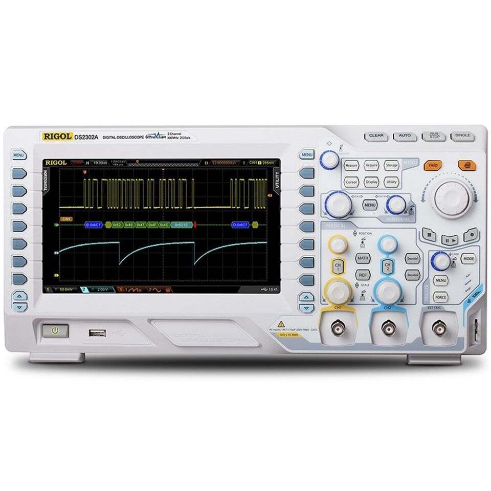 DS2302A 300MHz 2 Kanal 2GSa/s Dijital Osiloskop