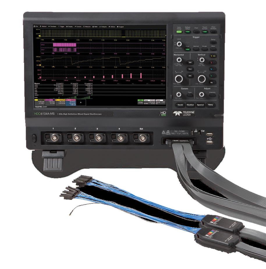 HDO6054A 500 MHz, 10 GS/s, 4 Ch, 50 Mpts/Ch 12-bit HD Osiloskop