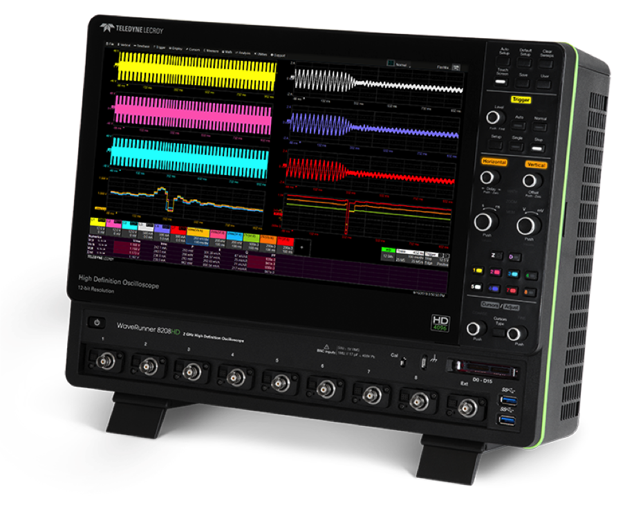 WaveRunner 8038HD 350 MHz, 10 GS/s, 8 Kanal 12-bit Osiloskop