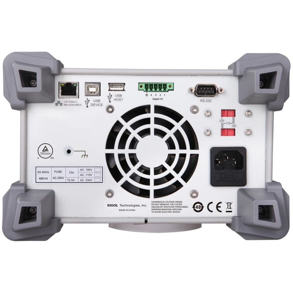 Rigol DP811 200W Tek Çıkış Çift Kademe ( 40V / 5A  veya 20V / 10A) Programlanabilir DC Güç Kaynağı