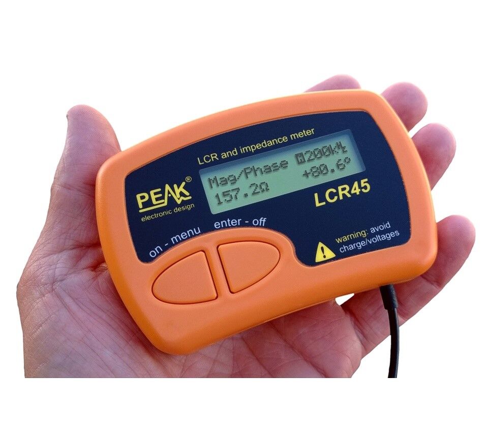 Peak Electronic LCR45 - LCR Impedance Meter - Empedans Metre