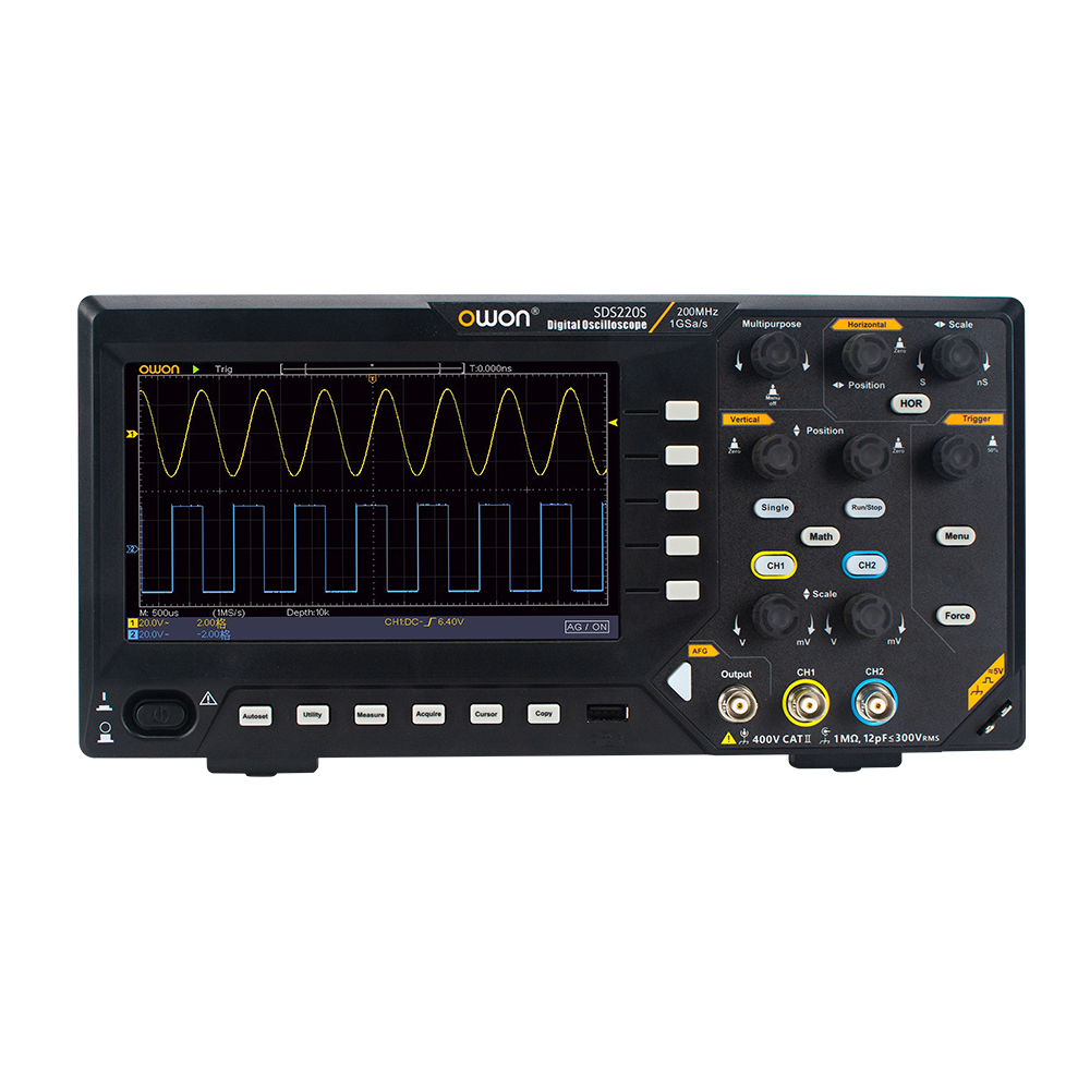 SDS210 100 MHz 2 Kanal 1GS/s Dijital Osiloskop