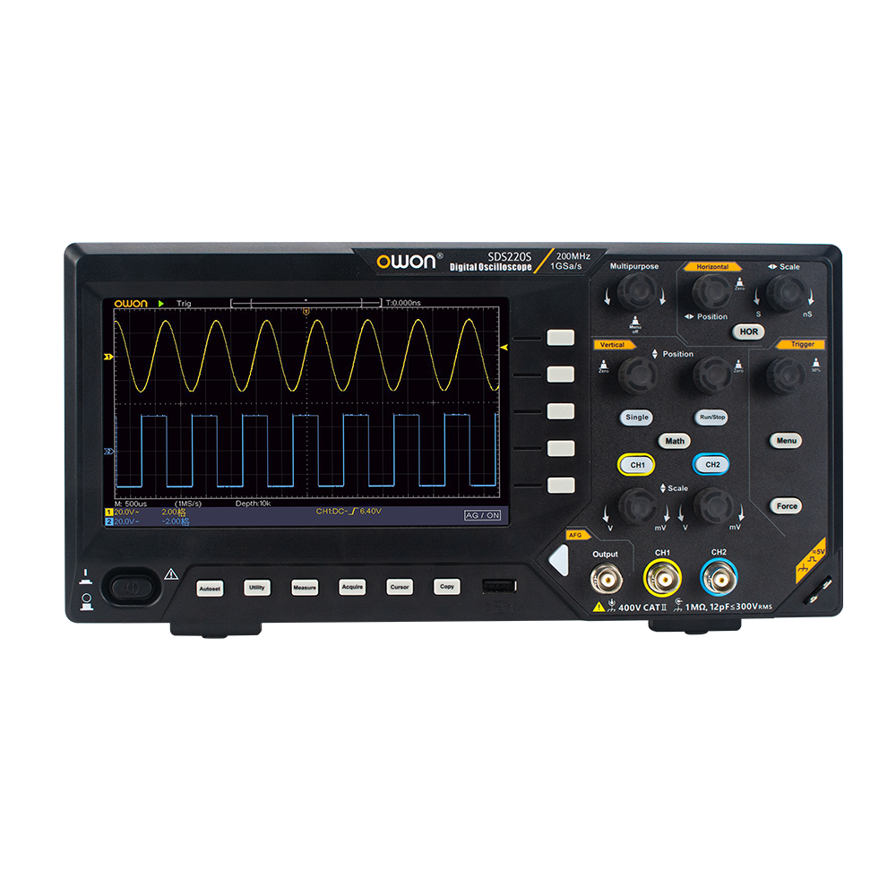SDS210S 100 MHz 2 Kanal 1GS/s Dijital Osiloskop
