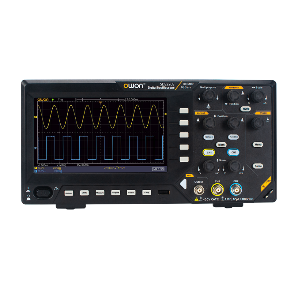 SDS210S 100 MHz 2 Kanal 1GS/s Dijital Osiloskop