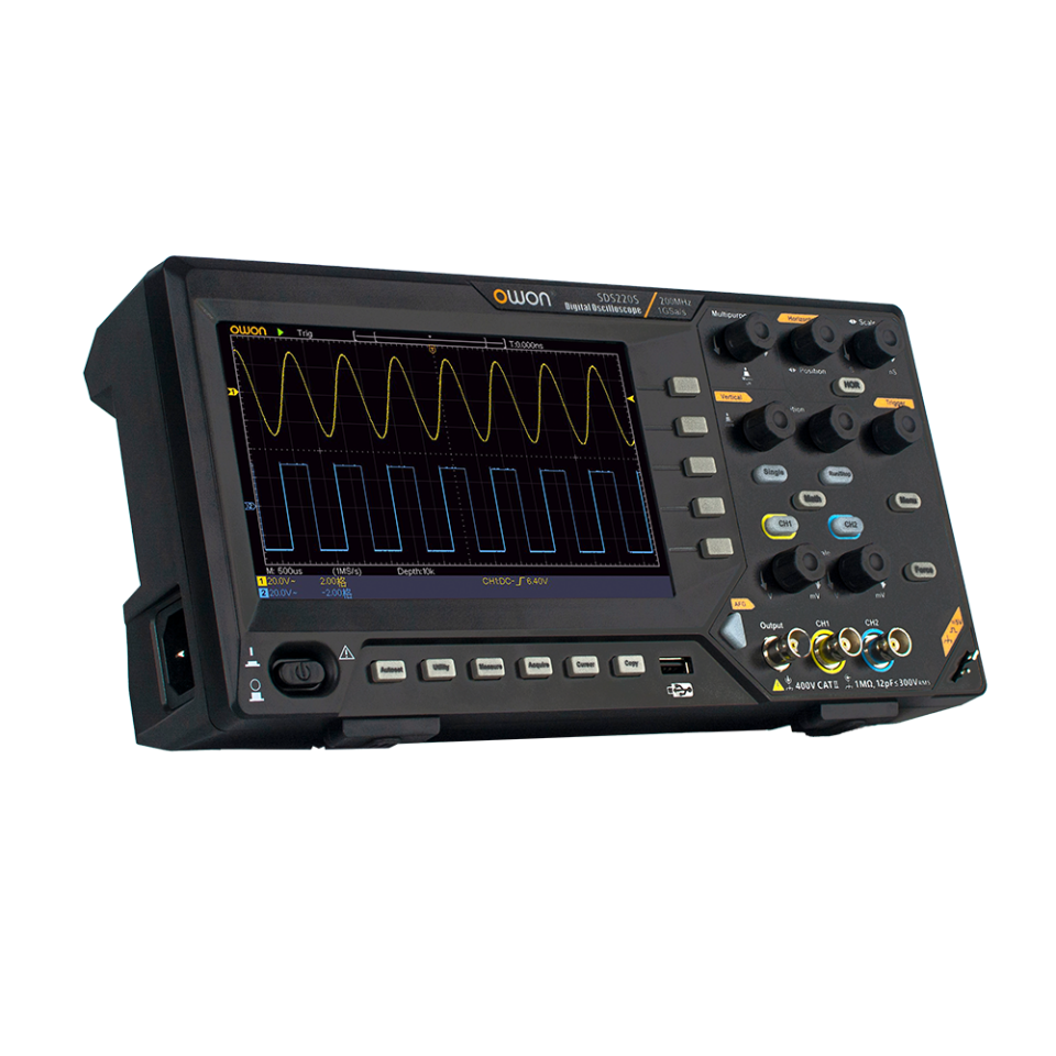 SDS210S 100 MHz 2 Kanal 1GS/s Dijital Osiloskop