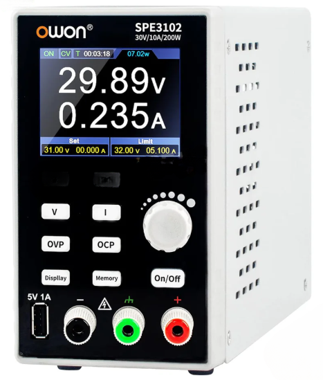 Owon SPE3102 200W 30V/10A Tek Kanal DC Güç Kaynağı